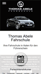 Mobile Screenshot of fahrschule-thomas-abele.de